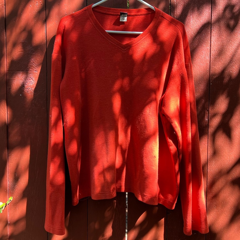 Vintage Anni Kuan wool V neck sweater